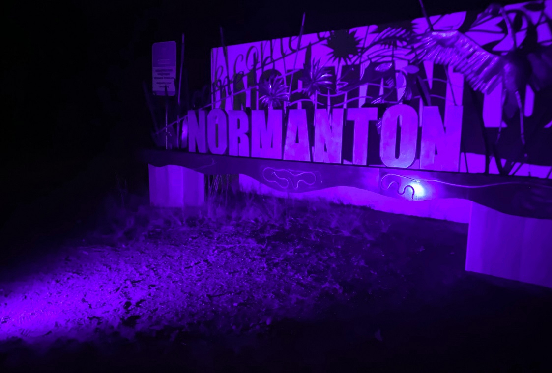Normanton Sign Light Up