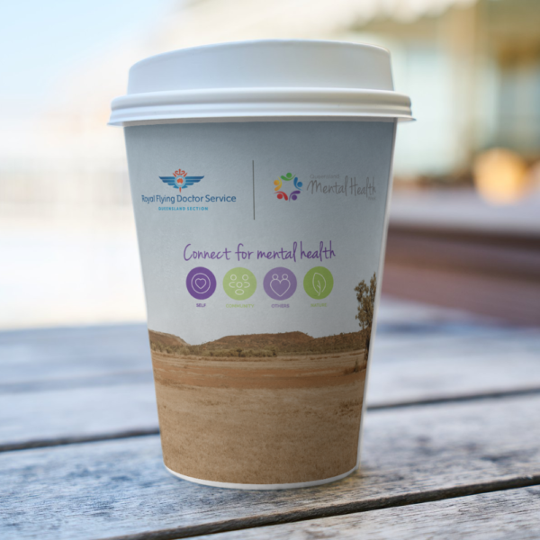 RFDS Longreach Base community stall — Queensland Mental Health Week